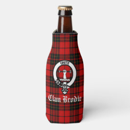 Enfriador De Botellas Clan Brodie Escudo Badge y Tartán