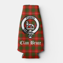 Enfriador De Botellas Clan Bruce Escudo Badge & Tartan