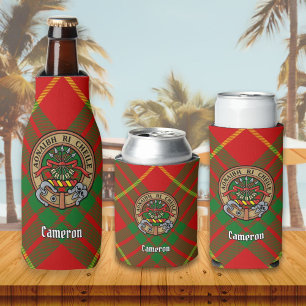 Enfriador De Botellas Clan Cameron Escudo sobre Tartán