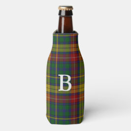 Enfriador De Botellas Clan escocés Buchanan Tartan Plaid Bottle Cooler