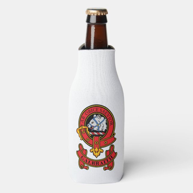 Enfriador De Botellas Clan Galbraith Escudo refrigerador de bebidas (Frente de la botella)