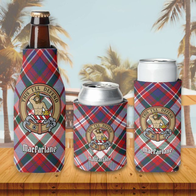 Enfriador De Botellas Clan MacFarlane Escudo por Vestir Tartán (Subido por el creador)