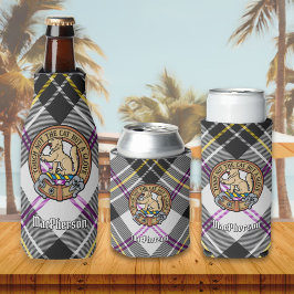 Enfriador De Botellas Clan MacPherson Escudo por Vestir Tartán