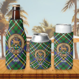 Enfriador De Botellas Clan Scott Escudo sobre el refrigerador de frascos