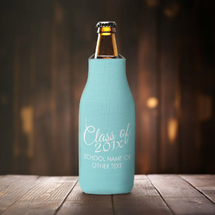 Enfriador De Botellas Clase personalizada para graduación o reunión Aqua