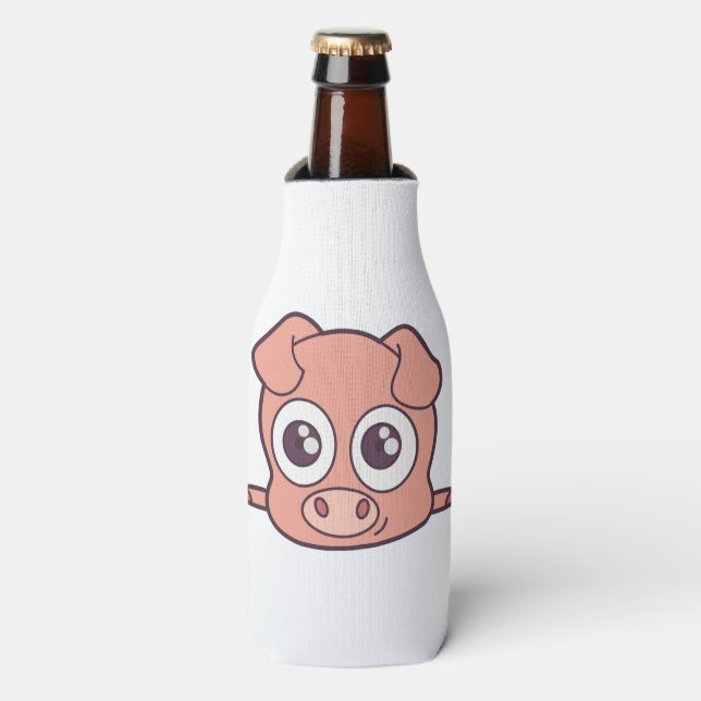 Enfriador De Botellas Clísico de cerdo (Frente de la botella)