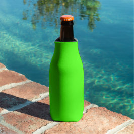 Enfriador De Botellas Color Sólido Verde Neón Arlequín