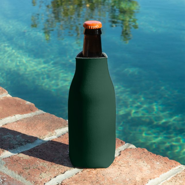 Enfriador De Botellas Color sólido verde oscuro (Piscina in situ)