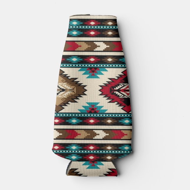 Enfriador De Botellas Colorante nativo americano (Anverso)