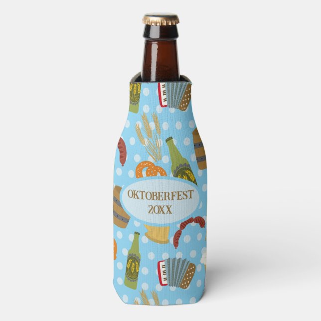 Enfriador De Botellas Comida y bebida Oktoberfest (Frente de la botella)