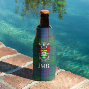 Enfriador De Botellas Condado de Irlanda Donegal Tartan Monogram