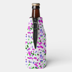 Enfriador De Botellas Confeti de lunares rosados