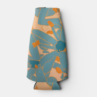 Enfriador De Botellas Contemporary Leaf Design in Peach
