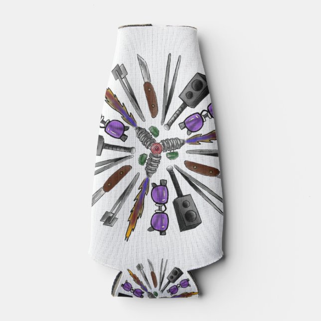 Enfriador De Botellas Coozie de diseño de camisetas de reunión de 2021 (Anverso)