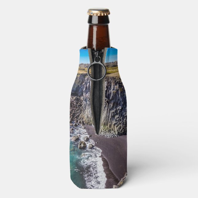 Enfriador De Botellas Costa Hellnahraun, Islandia (Reverso de la botella)