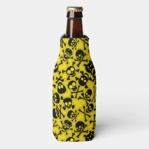 Enfriador De Botellas Cráneo y modelo de la bandera pirata