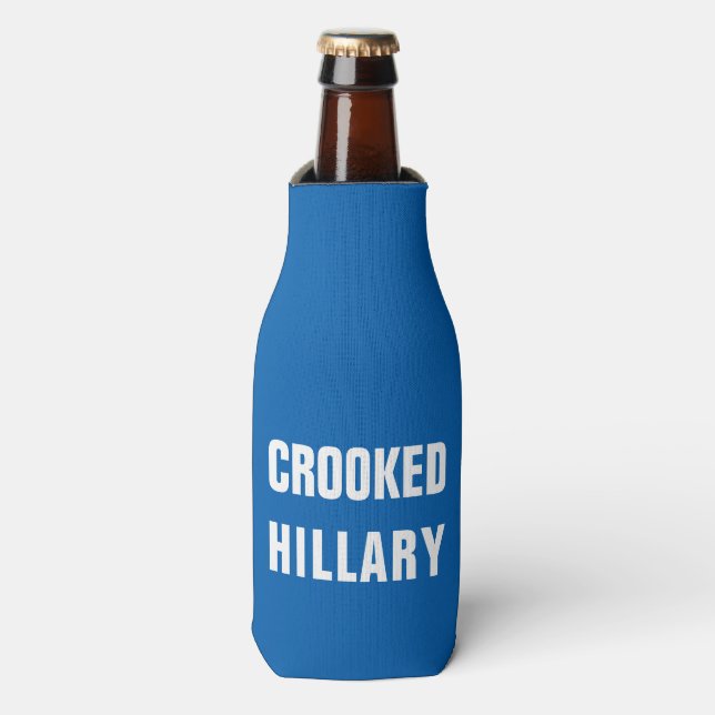 Enfriador De Botellas Crooked Hillary Clinton (Frente de la botella)