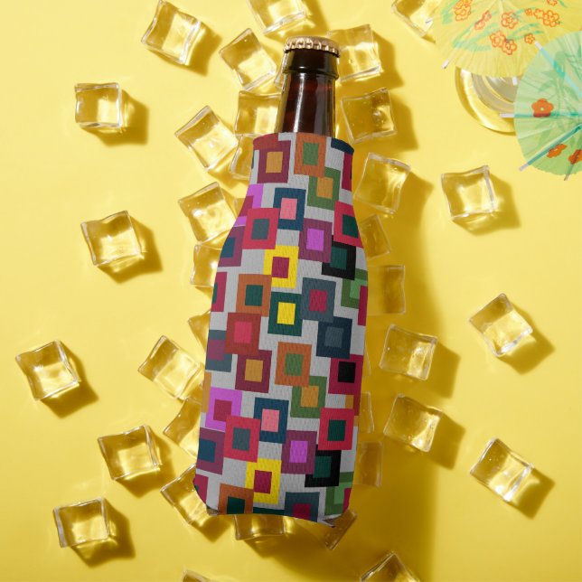 Enfriador De Botellas Cuadrados oscuros sobre la luz (Verano in situ)