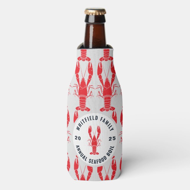 Enfriador De Botellas Cualquier ocasión Familia Personalizado de Hervir  (Frente de la botella)