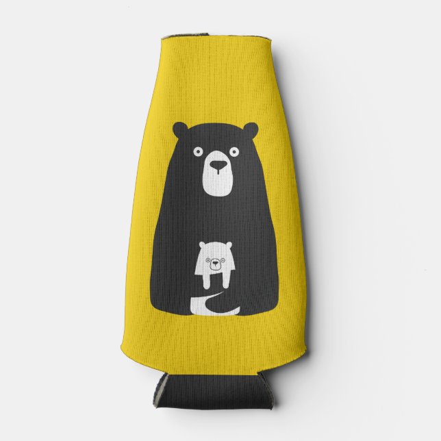 Enfriador De Botellas DADA BEAR Y YO | Papá Niños Hija Son Dada Bear (Anverso)
