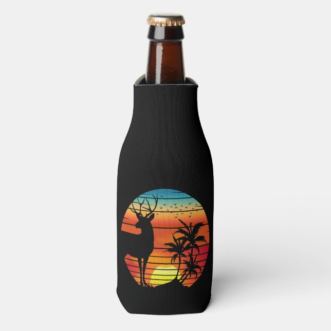 ENFRIADOR DE BOTELLAS DEER RETRO SUNSET (Frente de la botella)