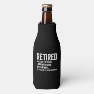 Enfriador De Botellas Definición de adjetivo retirado Ya no es mi proble