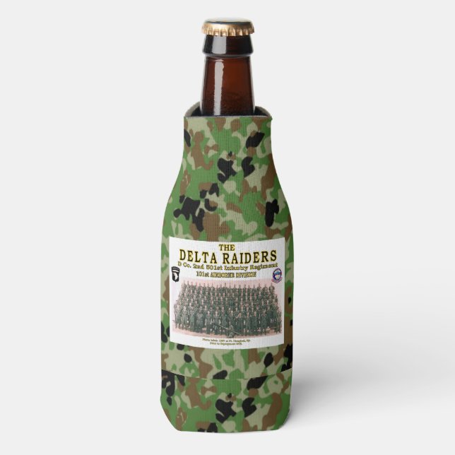 ENFRIADOR DE BOTELLAS DELTA RAIDERS (Frente de la botella)