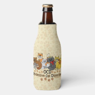 Enfriador De Botellas Desorden obsesivo divertido del gato