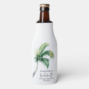 Enfriador De Botellas Despedida de Soltera Personalizada Acuarela Palma