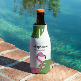 Enfriador De Botellas Despedida de Soltera Personalizada de Flamenco Ros
