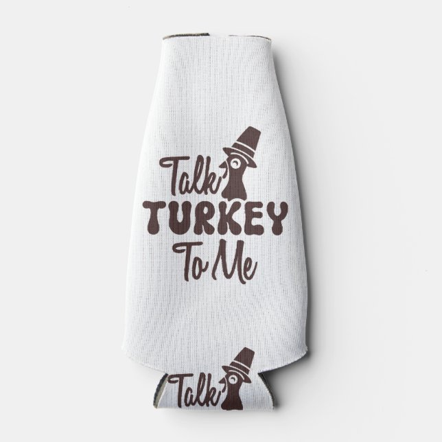 Enfriador De Botellas Día de Acción de Gracias (Anverso)