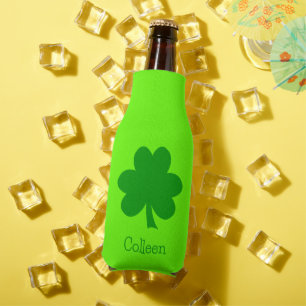 Enfriador De Botellas Día del Shamrock Verde
