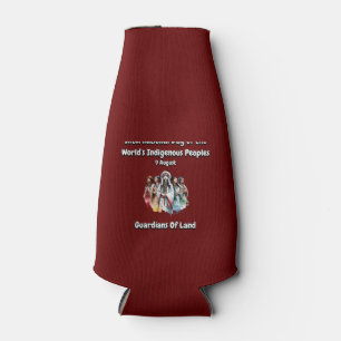 Enfriador De Botellas Día Internacional de los Pueblos Indígenas del Mun