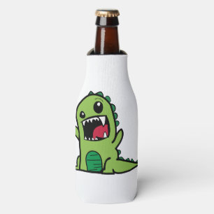 Enfriador De Botellas Dibujo animado del dinosaurio del bebé