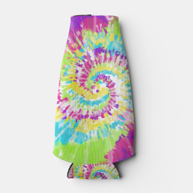 Enfriador De Botellas Digital Neon Tie Dye (Anverso)