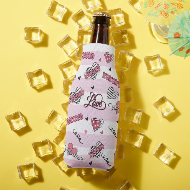 Enfriador De Botellas Diseñado por El día de San Valentín XOXO (Verano in situ)