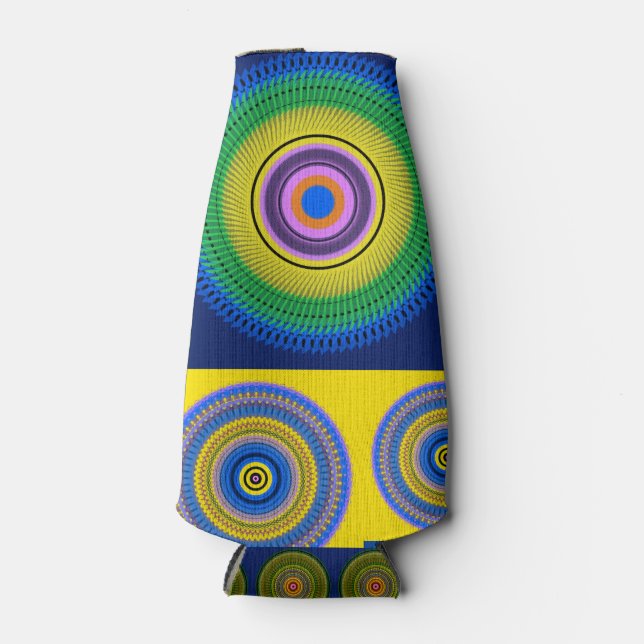 Enfriador De Botellas Diseño colorido (Anverso)