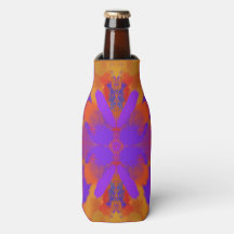 Diseño de arte gráfico abstracto naranja púrpura y