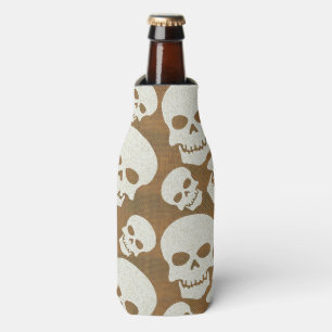 Enfriador De Botellas Diseño gráfico del modelo del cráneo