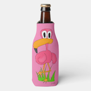 Enfriador De Botellas Diversión Koozie del flamenco