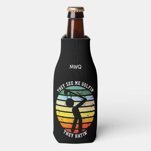 Enfriador De Botellas Diversión, ME VEN GOLFIN', ODIAN' A Retirados (Frente de la botella)