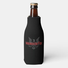 Enfriador De Botellas Divertida parodia patriótica metalizado: Washingto