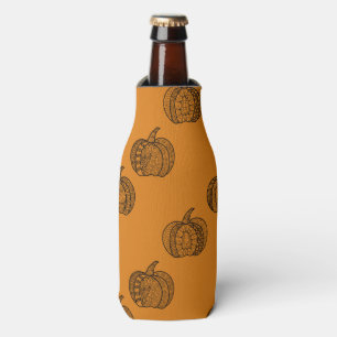 Enfriador De Botellas Dodles de Halloween calabazas de boho mandala de o