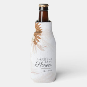 Enfriador De Botellas Ducha de Bebé con Guión Floral de Pasto de Pampas