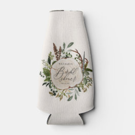 Enfriador De Botellas Ducha de matrimonio botánica de granero rústico