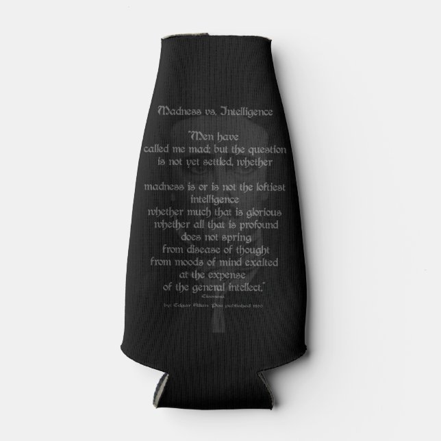 Enfriador De Botellas Edgar Allan Poe (Anverso)