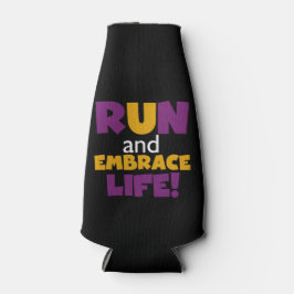 Enfriador De Botellas Ejecutar Embrace Life Purple Pink