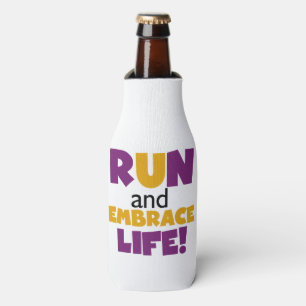 Enfriador De Botellas Ejecutar la vida del embrión morado amarillo