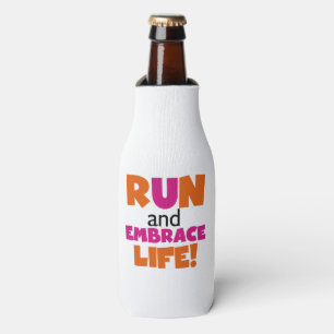 Enfriador De Botellas Ejecutar y abrazar rosado Naranja de vida