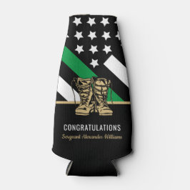 Enfriador De Botellas Ejército de Jubilación Militar de Bandera de la Lí